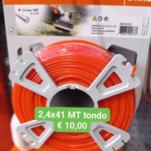 Bobina filo STIHL 2,4 x 41 mt quadro 00009302339
